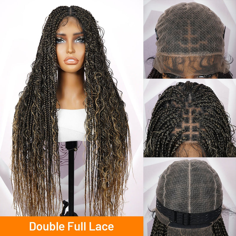 Halle Boho Knotless Braided Wig