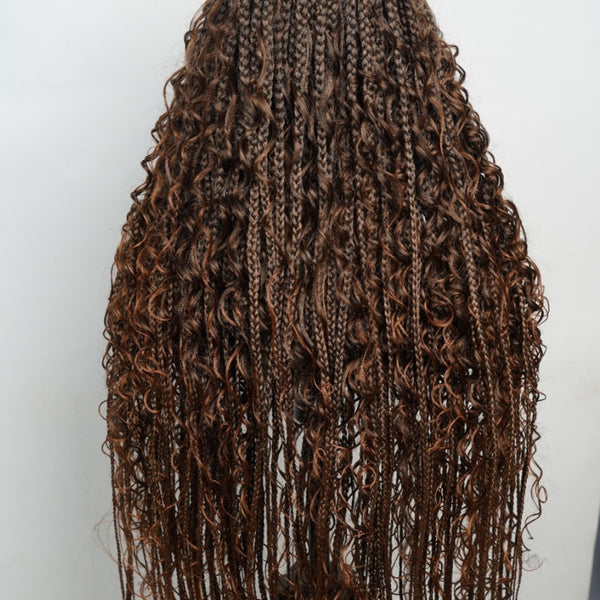 Halle Boho Knotless Braided Wig