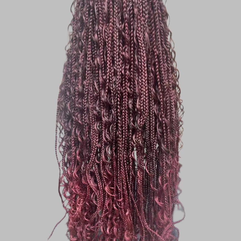 Halle Boho Knotless Braided Wig