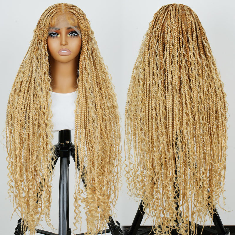 Halle Boho Knotless Braided Wig