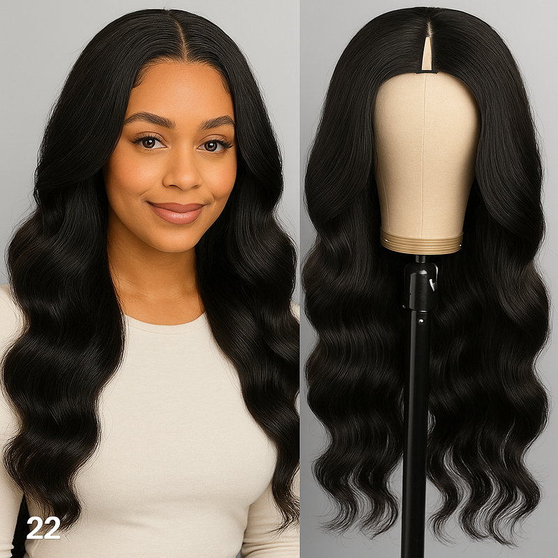 V Part Wig (Minimal Leave Out)